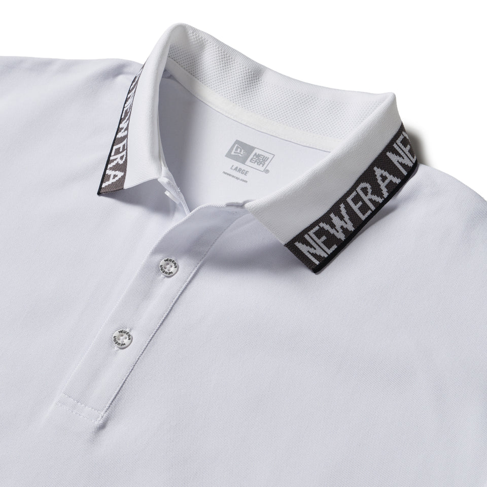 半袖　ポロシャツ 鹿の子 Collar Logo  ホワイト | ゴルフ | NEW ERA ニューエラ公式オンラインストア