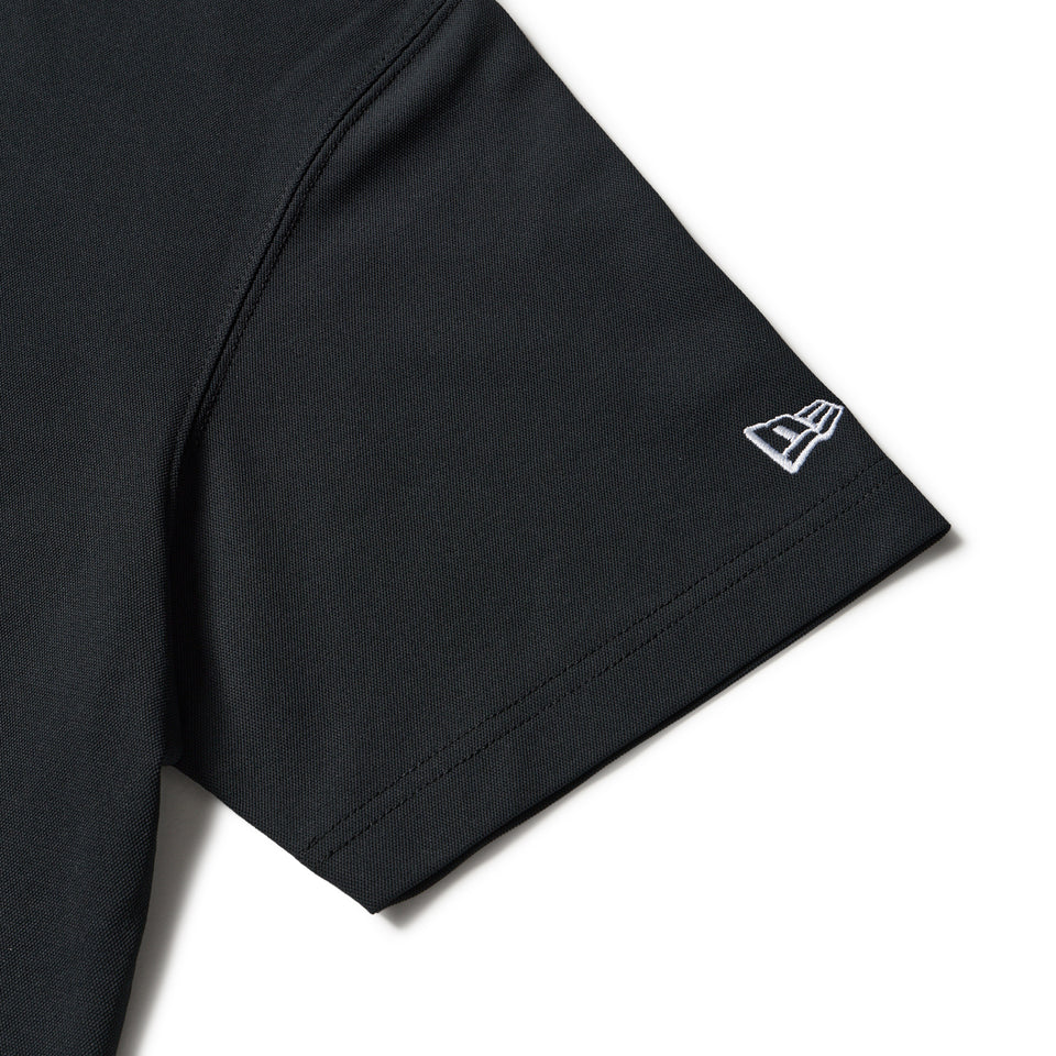 半袖　ポロシャツ 鹿の子 Collar Logo  ブラック | ゴルフ | NEW ERA ニューエラ公式オンラインストア