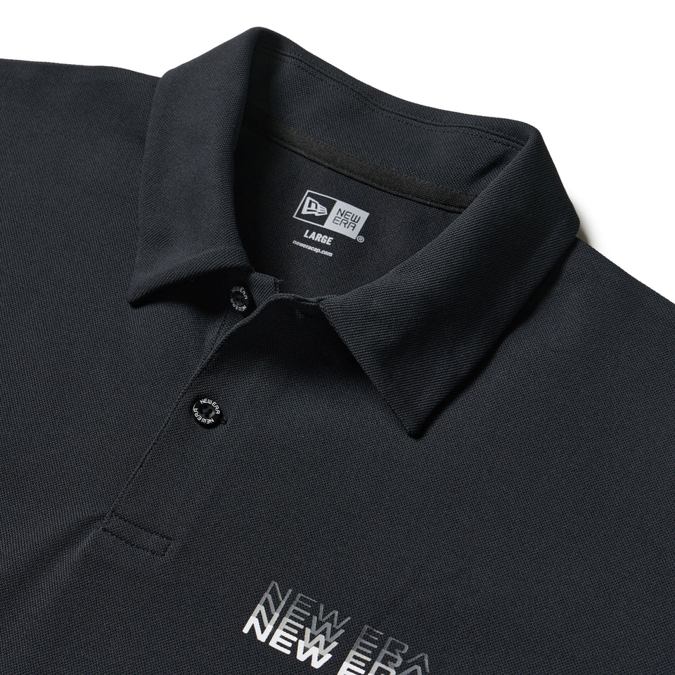 ブラックポロシャツ 89 T／C長袖ポロシャツ ポケット付き 00169－VLP 005