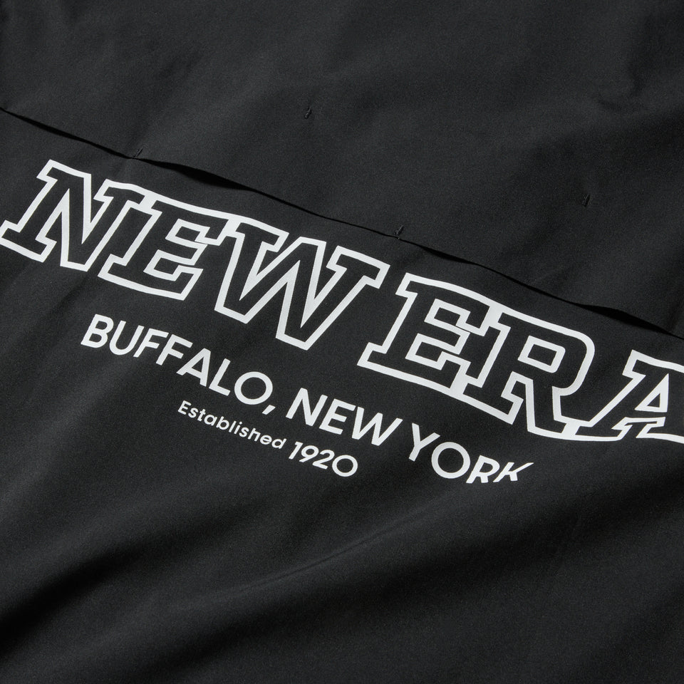 レインジャケット フーディー 2-way アウトラインロゴ ブラック | ゴルフ | NEW ERA ニューエラ公式オンラインストア