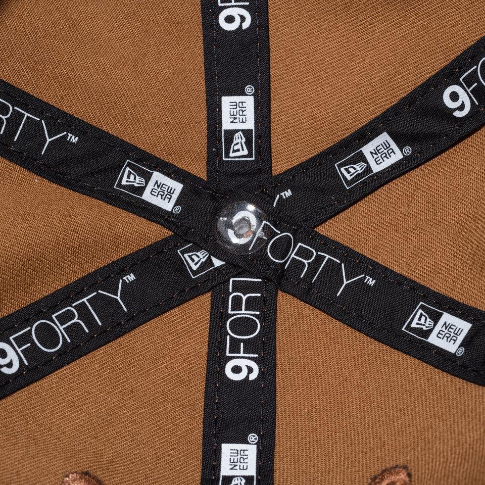 9FORTY アンストラクチャード AGUNINO Fabric Series ブラウン | NEW ERA ニューエラ公式オンラインストア
