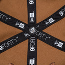 9FORTY アンストラクチャード AGUNINO Fabric Series ブラウン | NEW ERA ニューエラ公式オンラインストア