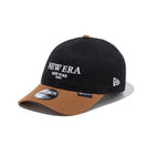 9FORTY アンストラクチャード AGUNINO Fabric Series ブラック ブラウンバイザー | NEW ERA ニューエラ公式オンラインストア