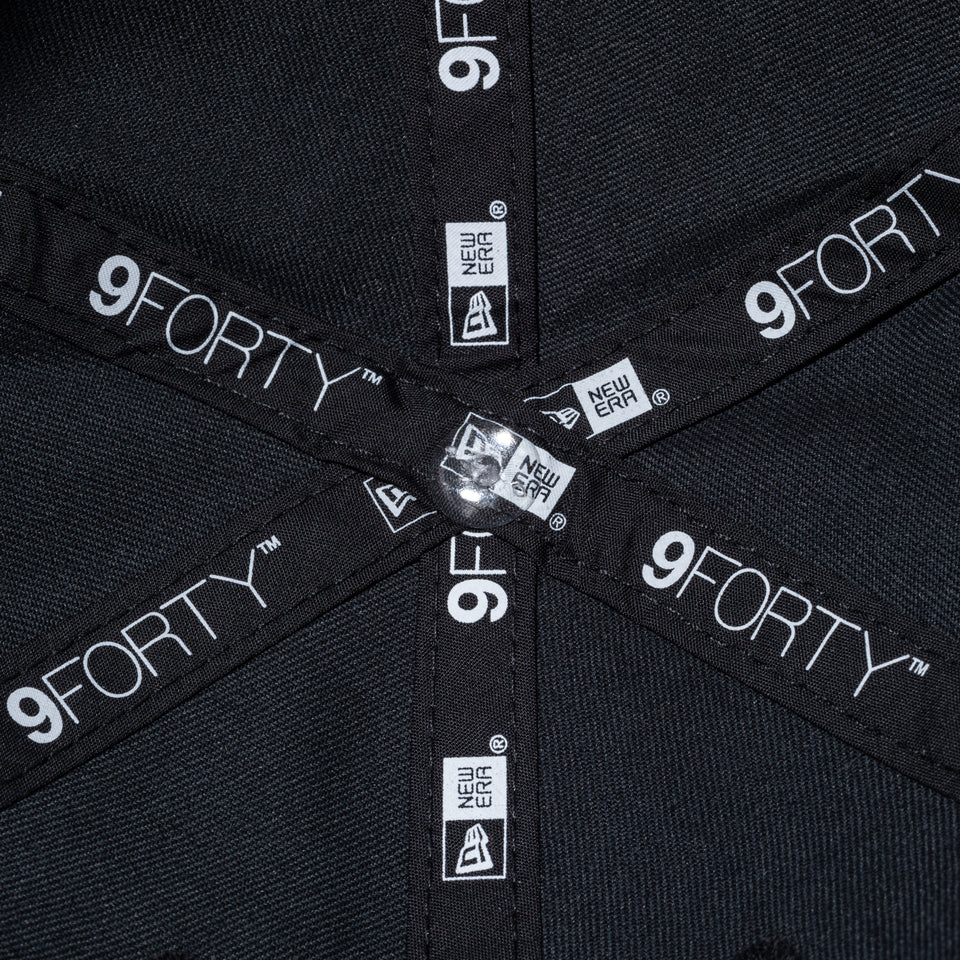 9FORTY アンストラクチャード AGUNINO Fabric Series ブラック ブラウンバイザー | NEW ERA ニューエラ公式オンラインストア
