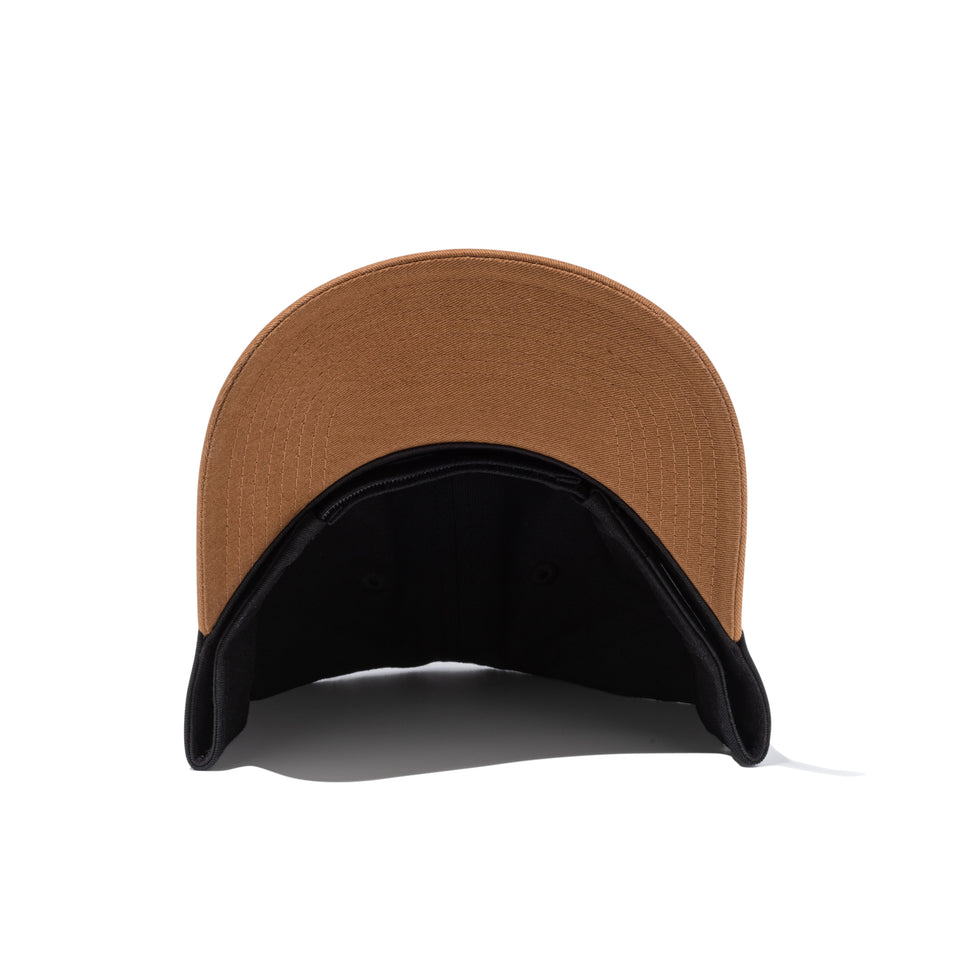 9FORTY アンストラクチャード AGUNINO Fabric Series ブラック ブラウンバイザー | NEW ERA ニューエラ公式オンラインストア