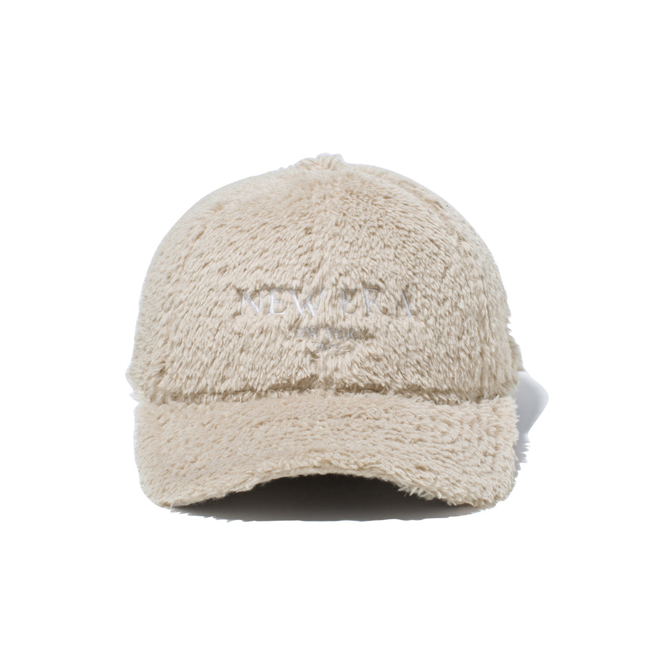 9FORTY ストレッチスナップ Fabric Series ミンクフリース NEW ERA NEW YORK 1920 ライトベージュ