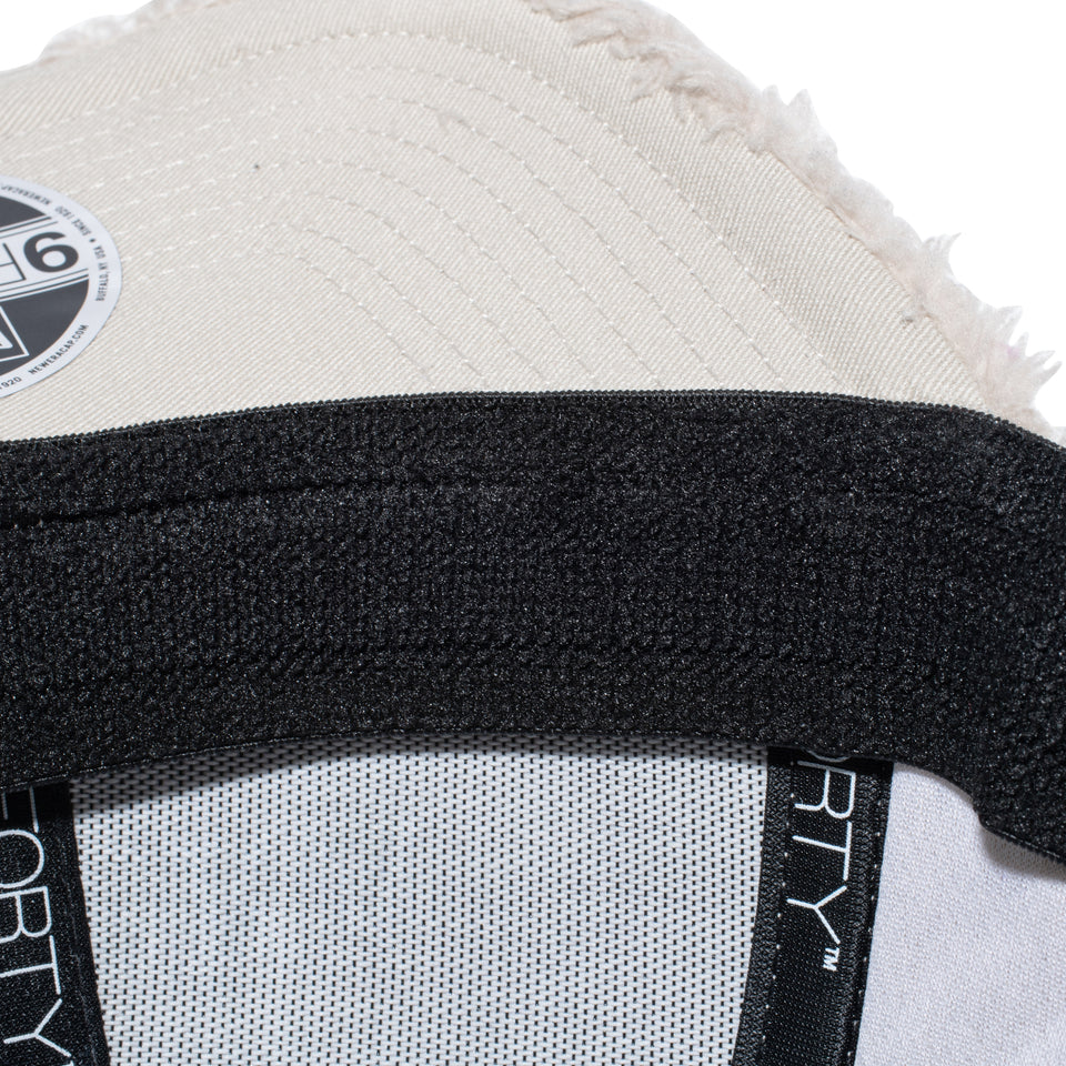 9FORTY ストレッチスナップ Fabric Series ミンクフリース NEW ERA NEW YORK 1920 ライトベージュ