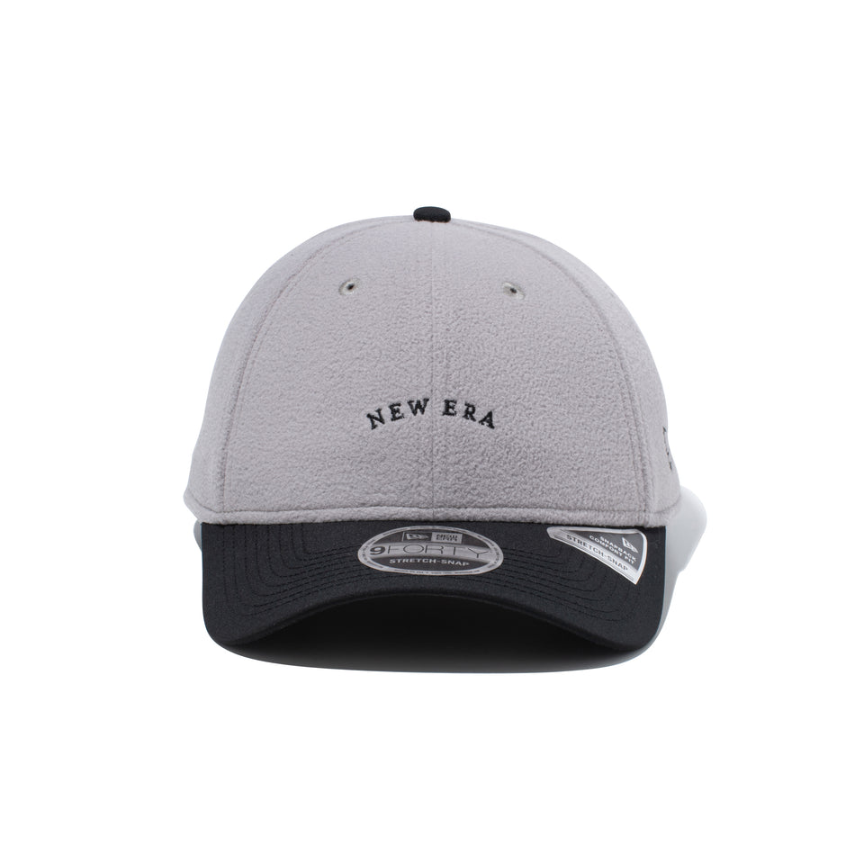 9FORTY ストレッチスナップ Fabric Series フリース NEW ERA グレー