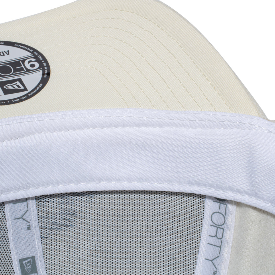 9FORTY Fabric Series メルトン New Era State Of New york オフホワイト