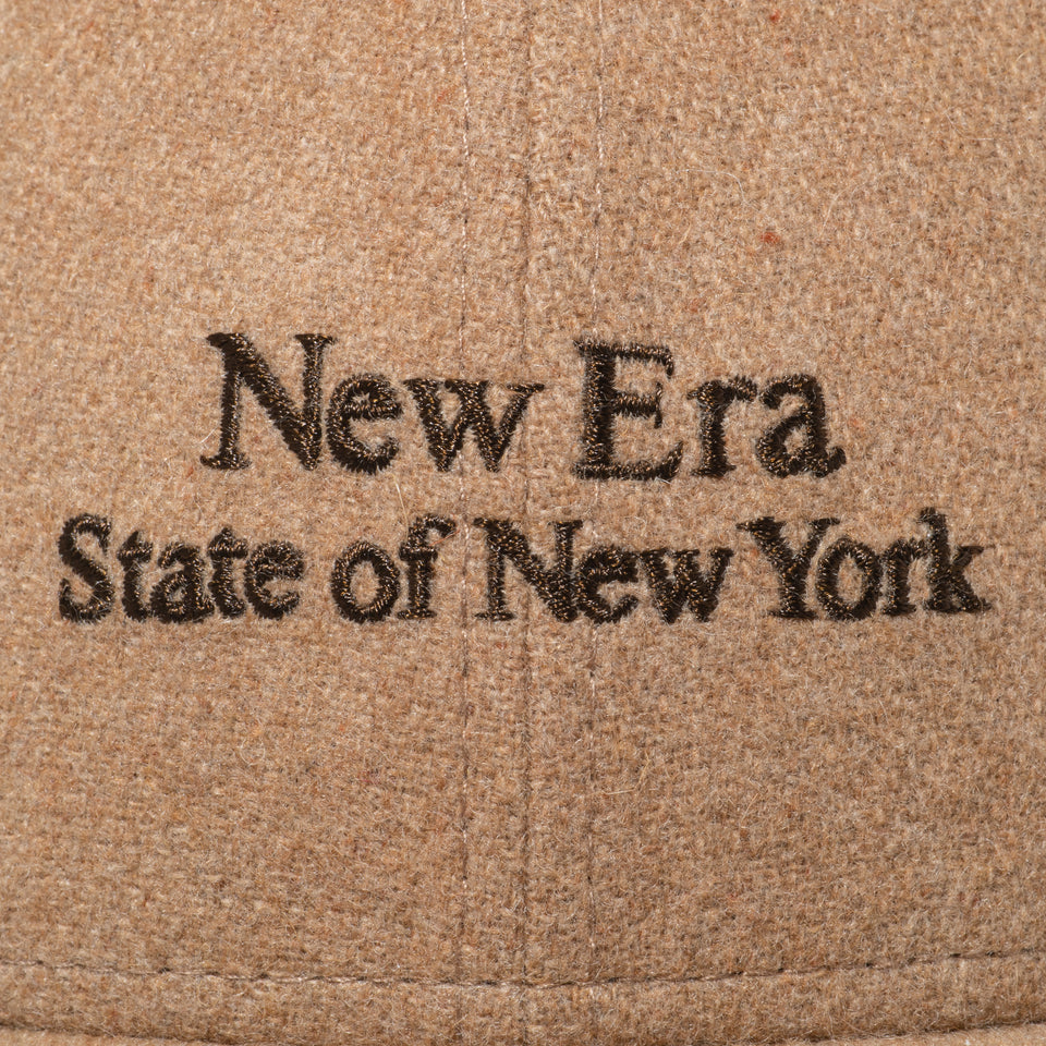 9FORTY Fabric Series メルトン New Era State Of New york キャメル