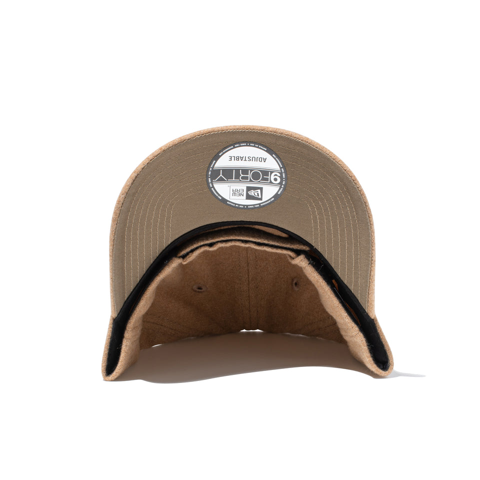 9FORTY Fabric Series メルトン New Era State Of New york キャメル