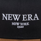 PC 59FIFTY AGUNINO Fabric Series ブラック ブラウンバイザー | NEW ERA ニューエラ公式オンラインストア