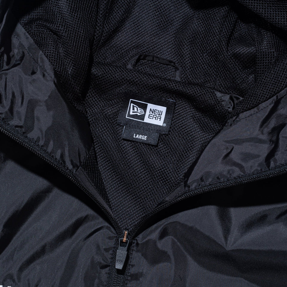 ウィンド フーディージャケット パイピング ブラック | パフォーマンス