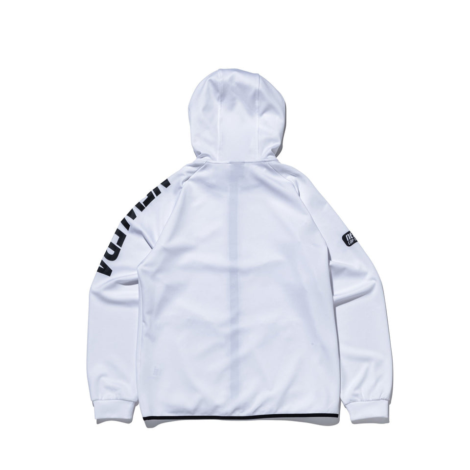 ウォームアップ ジャケット ワードマークロゴ ホワイト