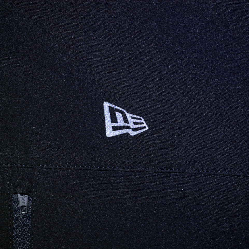 シェルジャケット フラッグロゴ ブラック | パフォーマンスアパレル