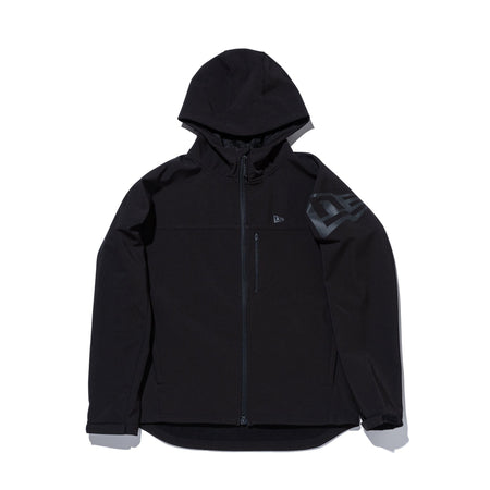 シェルジャケット フラッグロゴ ブラック | パフォーマンス