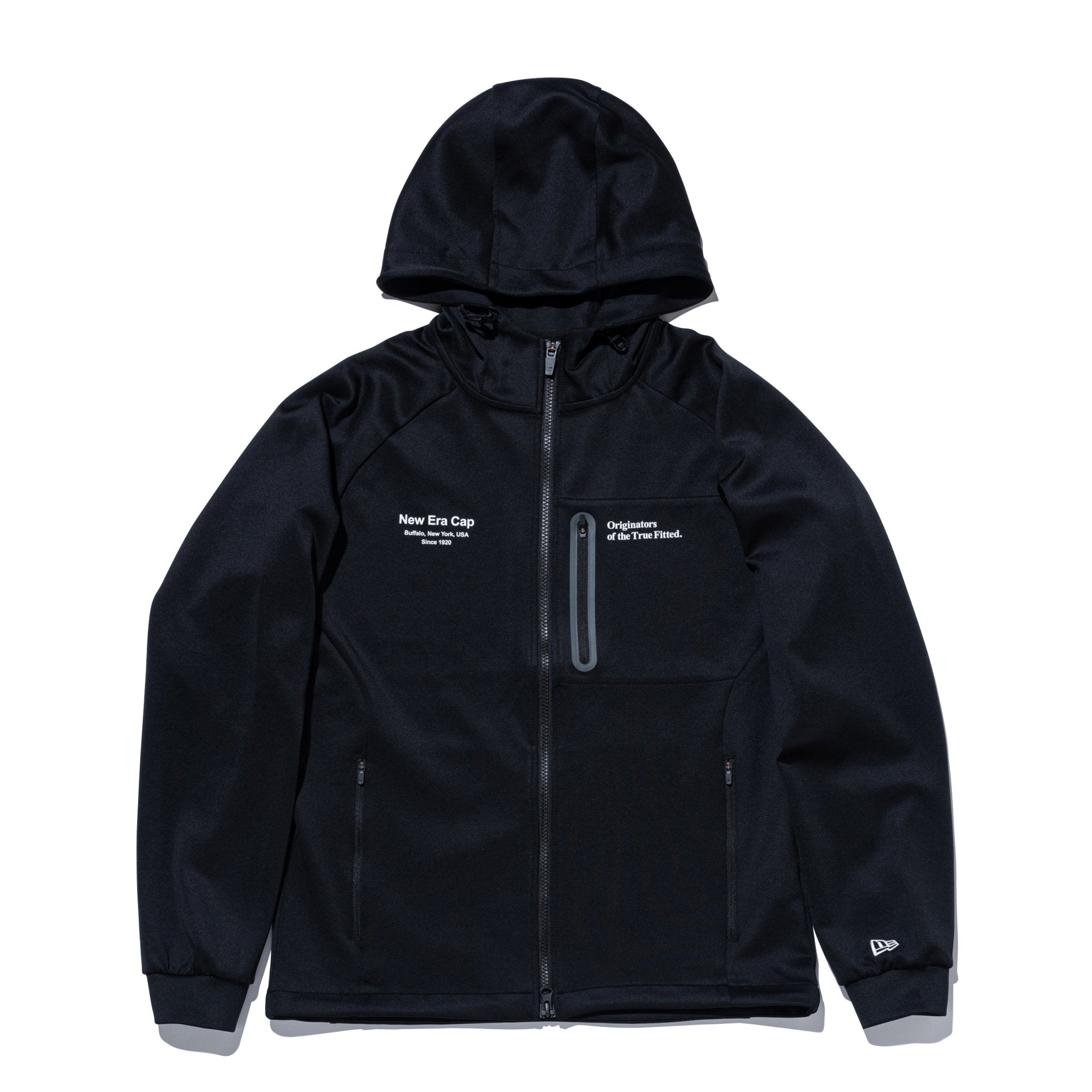 New Era フルジップジャケット ブラック NEW ERA ニューエラ ゴルフ フルジップ シェルジャケット