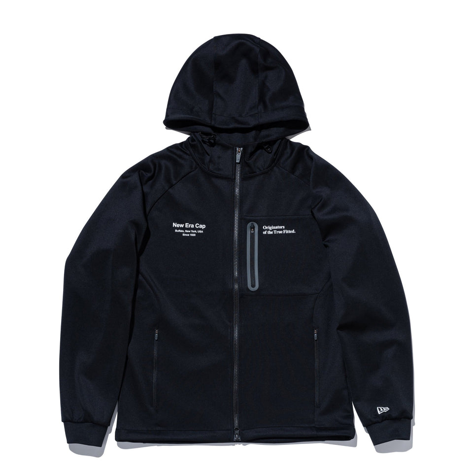 5525GOLF ゴルフ　フルジップ　ジャケット ブラック NEW ERA ニューエラ ゴルフ フルジップ シェルジャケット
