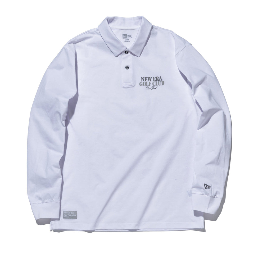 長袖 ユーティリティー ポロシャツ ホワイト | ゴルフ | ニューエラ
