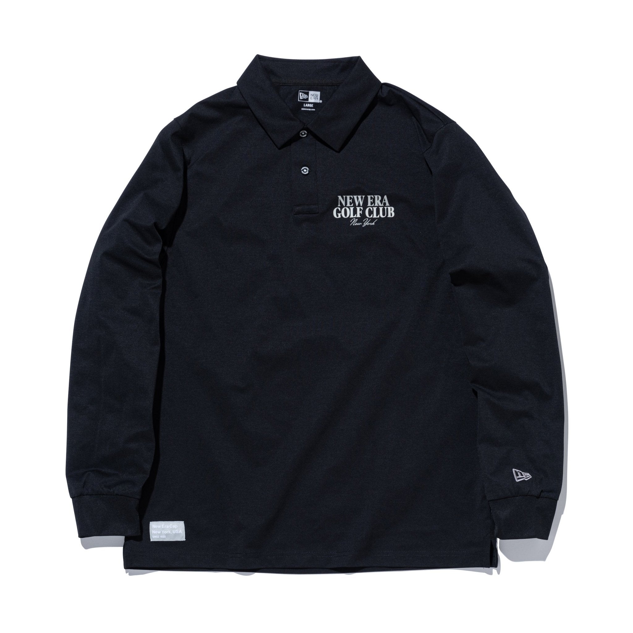 CPG GOLFブラック 長袖ポロシャツ サイズ2 CPG GOLFブラック 長袖