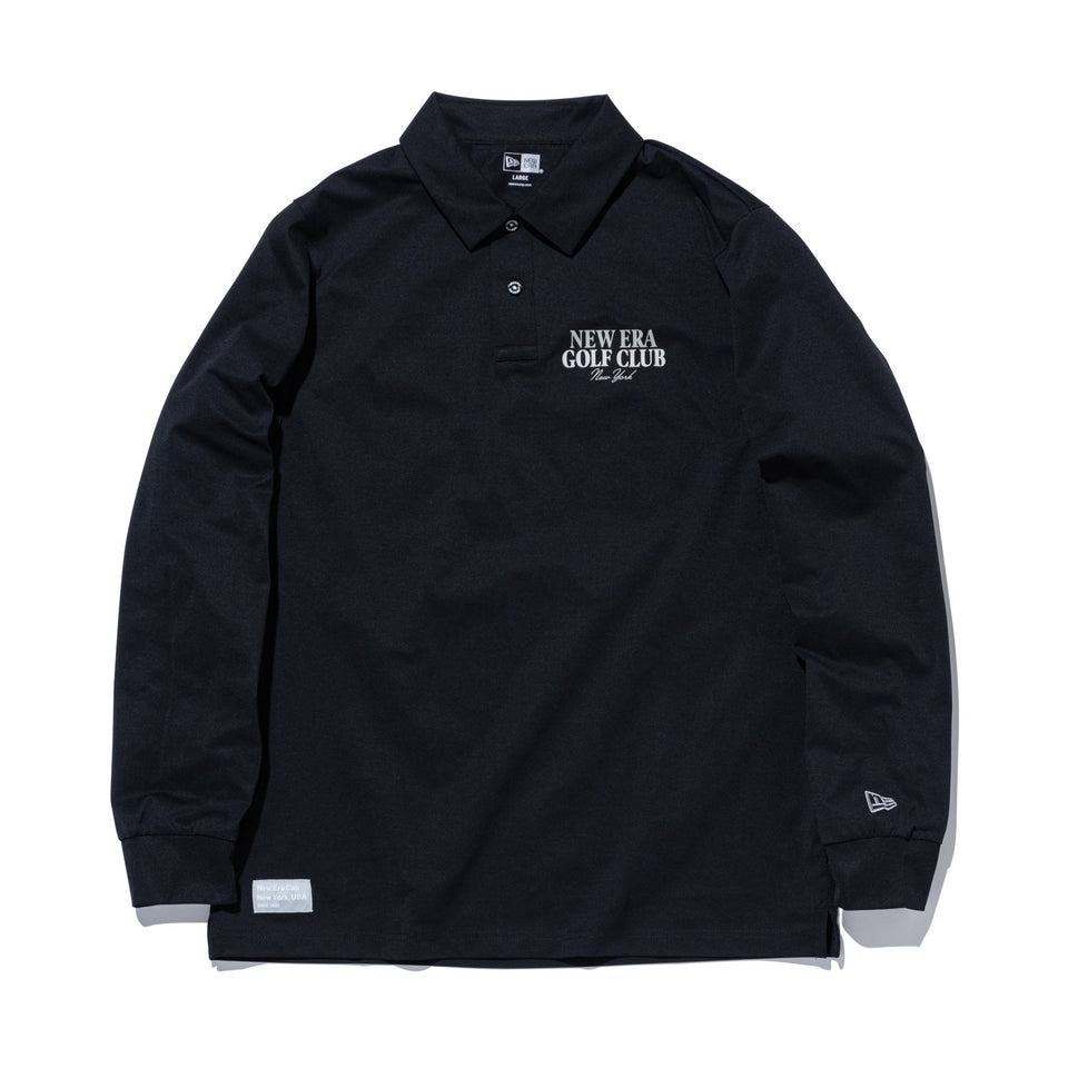 長袖 ユーティリティー ポロシャツ ブラック | ゴルフ | ニューエラ