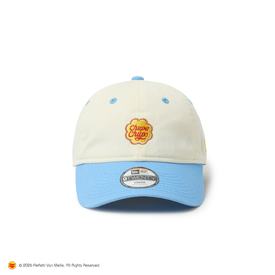 キッズ Youth 9TWENTY Chupa Chups チュッパチャプス 2-Tone クロームホワイト/スカイブルー | NEW ERA ニューエラ公式オンラインストア