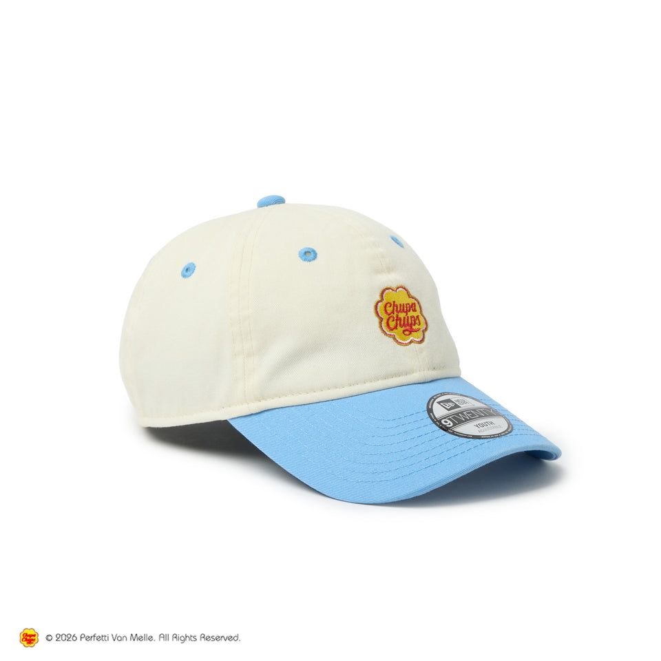 キッズ Youth 9TWENTY Chupa Chups チュッパチャプス 2-Tone クロームホワイト/スカイブルー | NEW ERA ニューエラ公式オンラインストア