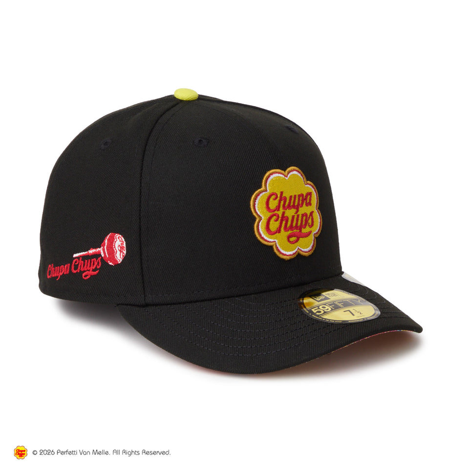 新品 73/4 61.5ニューエラ 59FIFTY チュッパチャプス ブラック PC 59FIFTY Chupa Chups チュッパチャプス ブラック | ニューエラ