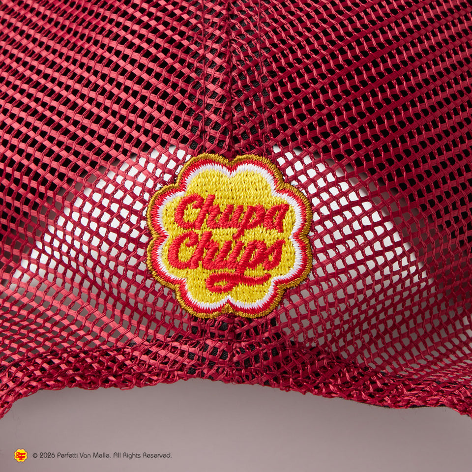 9FORTY A-Frame トラッカー Chupa Chups チュッパチャプス イタリアンウォッシュ スカーレット/クローム | NEW ERA ニューエラ公式オンラインストア