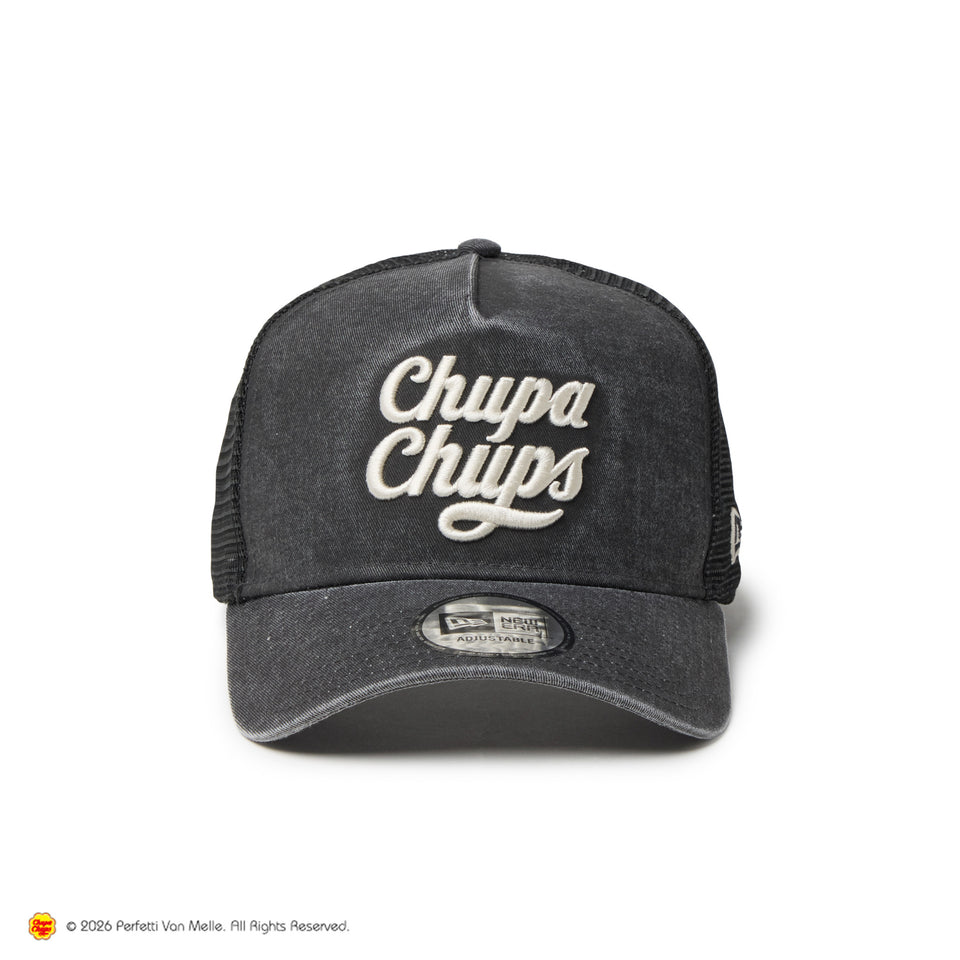 9FORTY A-Frame トラッカー Chupa Chups チュッパチャプス イタリアンウォッシュ ブラック | NEW ERA ニューエラ公式オンラインストア