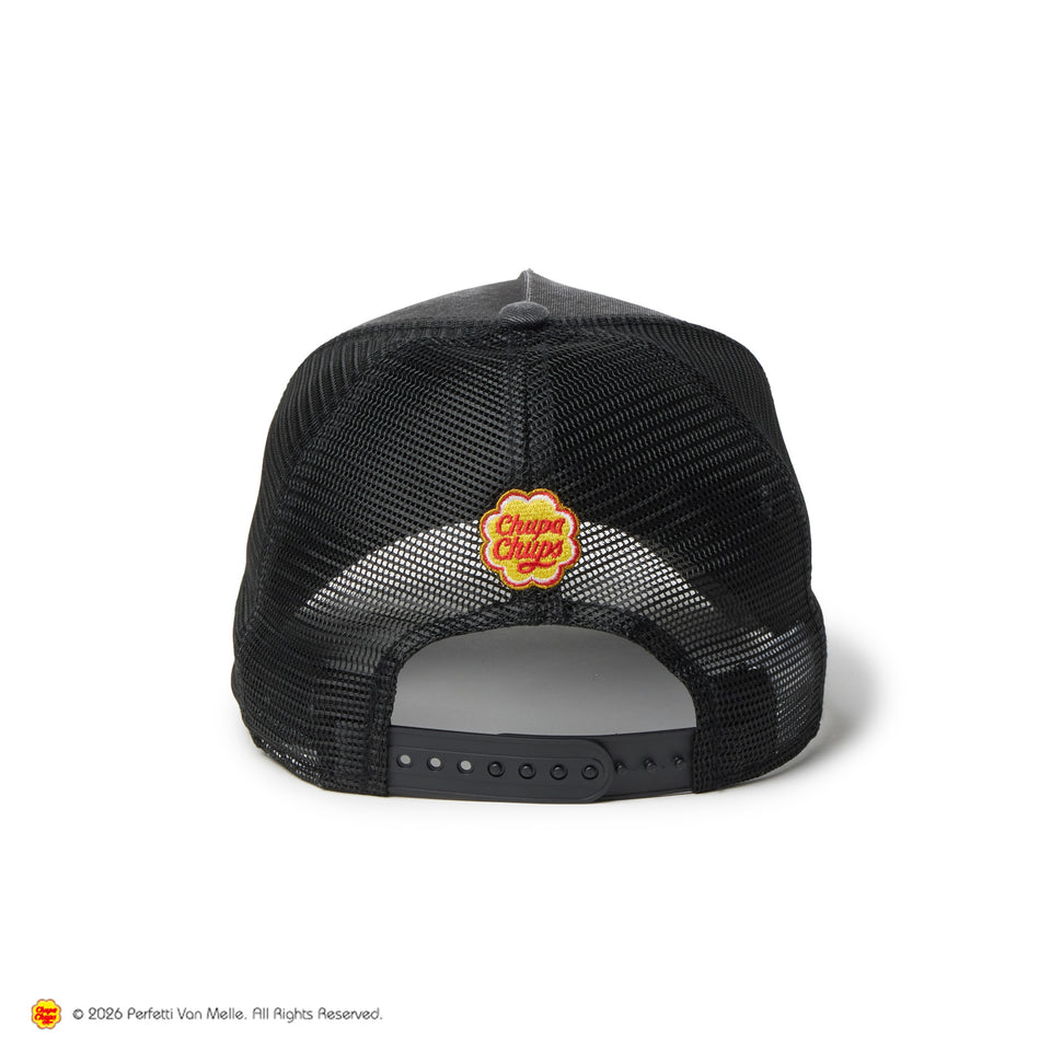 9FORTY A-Frame トラッカー Chupa Chups チュッパチャプス イタリアンウォッシュ ブラック | NEW ERA ニューエラ公式オンラインストア