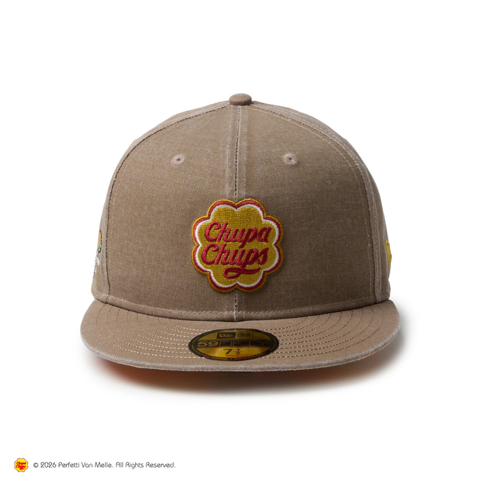 59FIFTY Chupa Chups チュッパチャプス イタリアンウォッシュ カーキ | NEW ERA ニューエラ公式オンラインストア