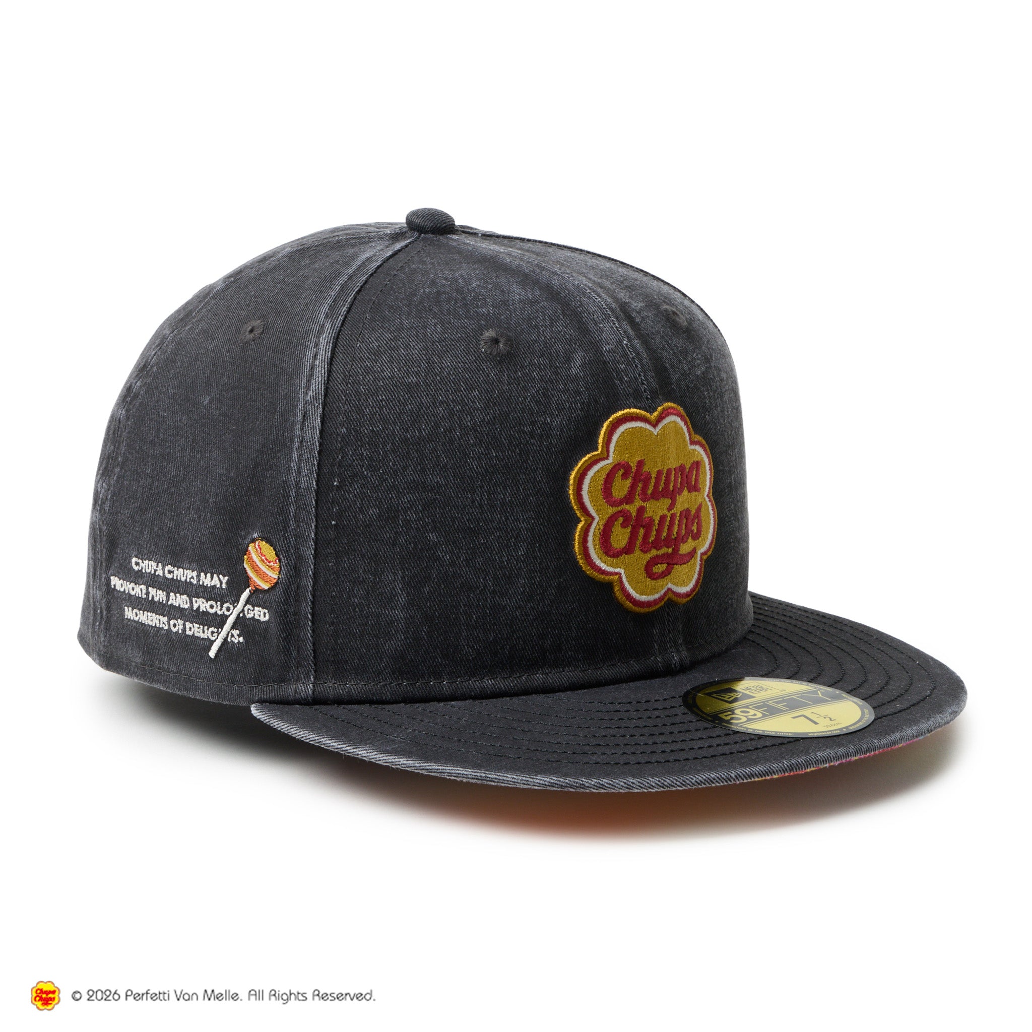 こっぺ 59FIFTY Chupa Chups チュッパチャプス イタリアンウォッシュ ブラック