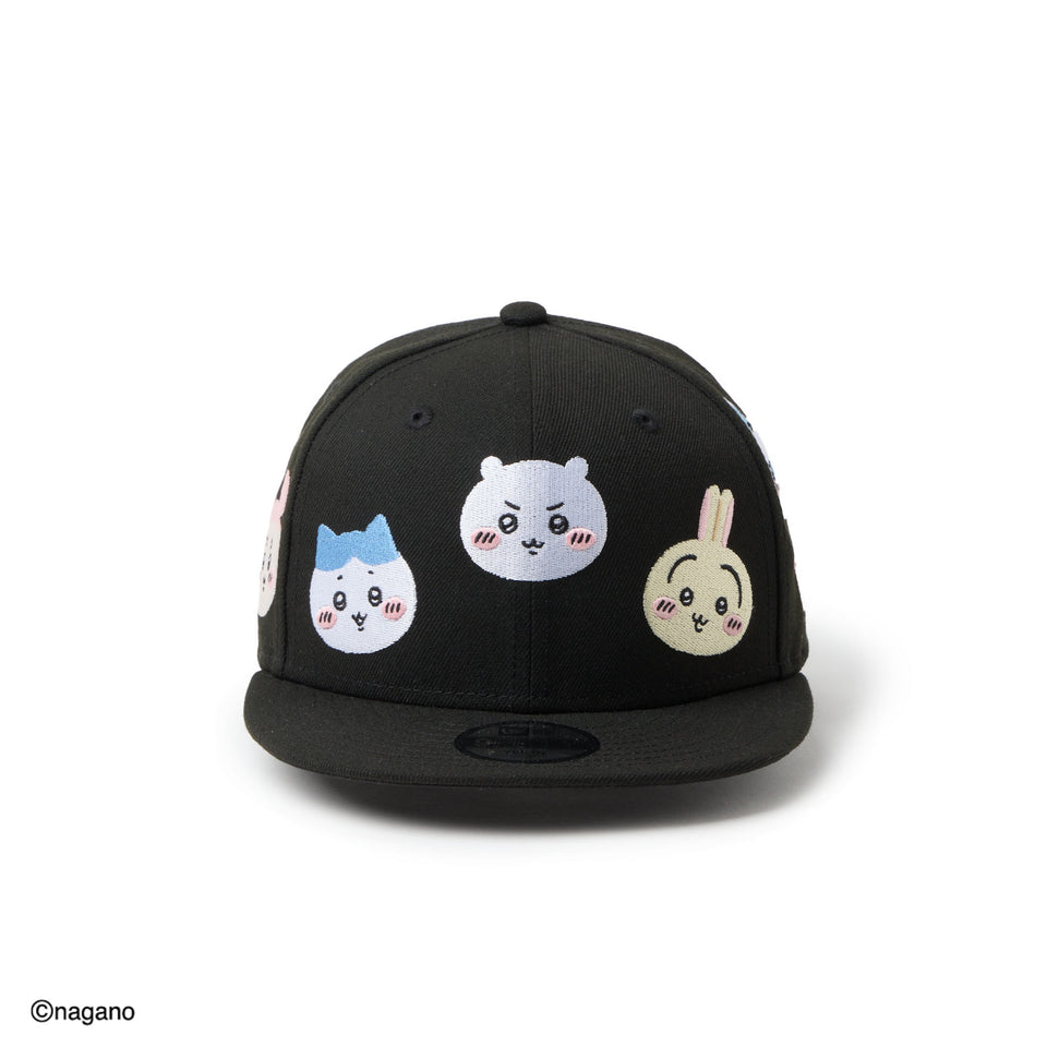 キッズ Youth 9FIFTY ちいかわ / キャラALL OVER ブラック