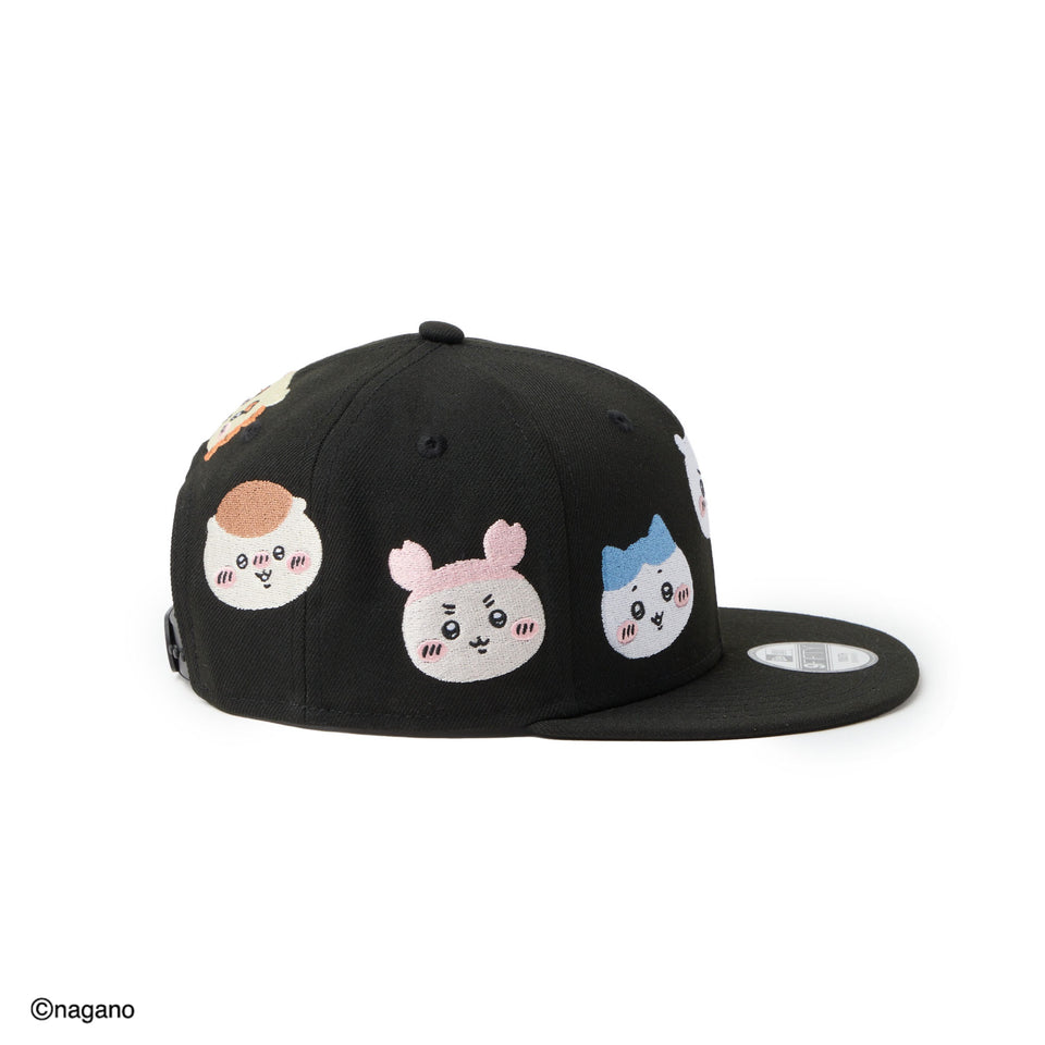 キッズ Youth 9FIFTY ちいかわ / キャラALL OVER ブラック
