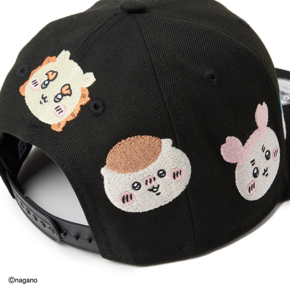 キッズ Youth 9FIFTY ちいかわ / キャラALL OVER ブラック