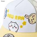 キッズ Youth 9FORTY A-Frame トラッカー ちいかわ / ちいかわ・ハチワレ・うさぎ ホワイト/ソフトイエロー