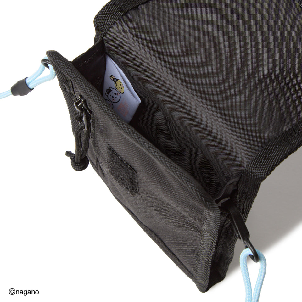 スクエアネックポーチ 0.5L ちいかわ ちいかわ・ハチワレ・うさぎ ブラック | NEW ERA ニューエラ公式オンラインストア