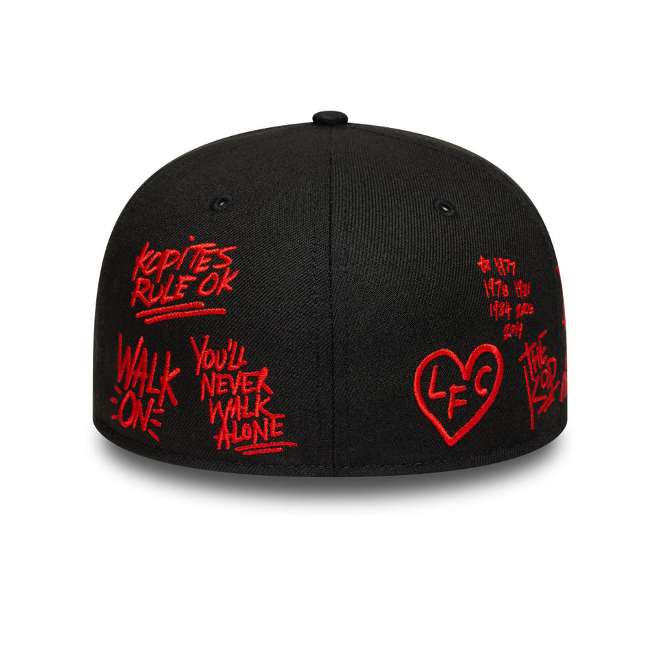 59FIFTY Liverpool FC リヴァプールFC Scribble ブラック