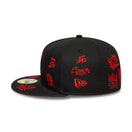 59FIFTY Liverpool FC リヴァプールFC Scribble ブラック スカーレット