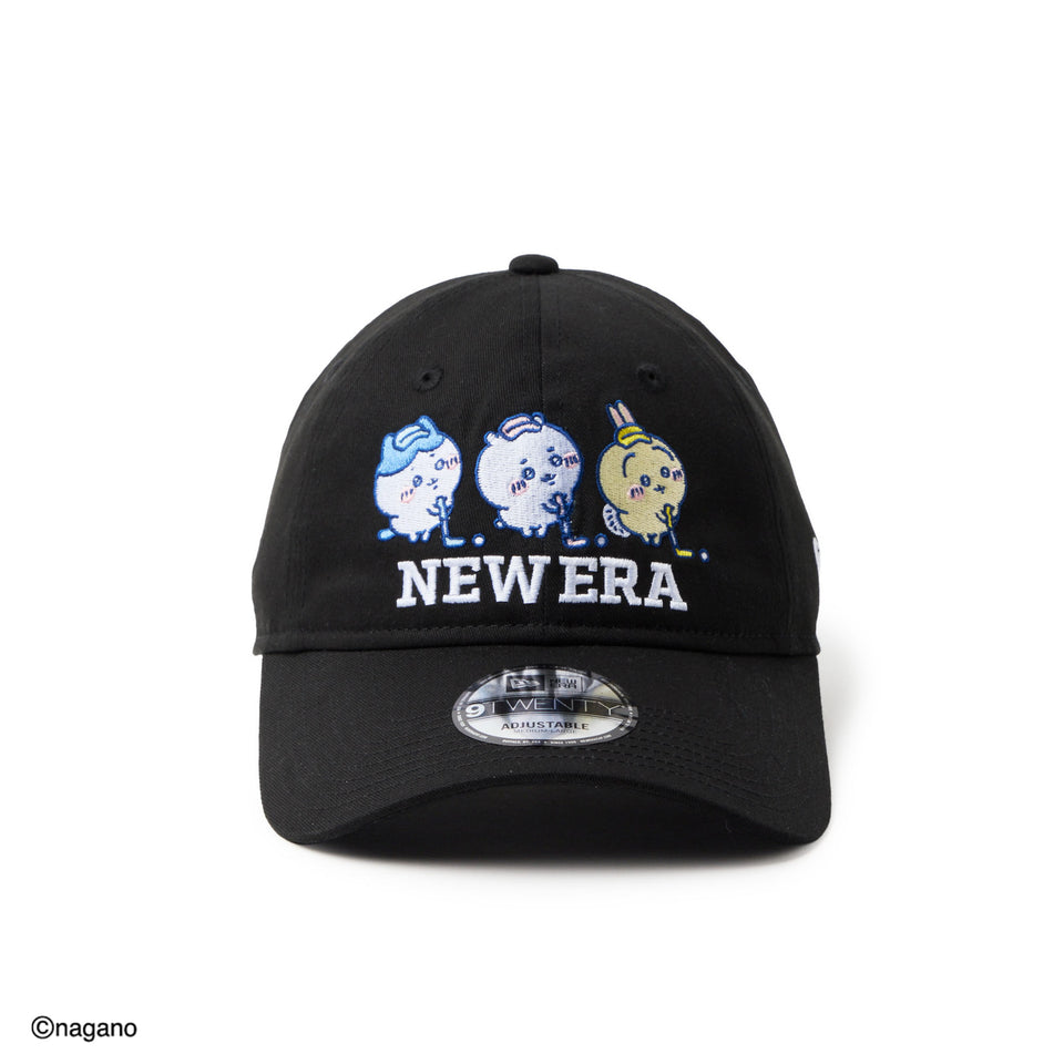 9TWENTY ロングバイザー ちいかわ ちいかわ・ハチワレ・うさぎ ブラック | ゴルフ | NEW ERA ニューエラ公式オンラインストア