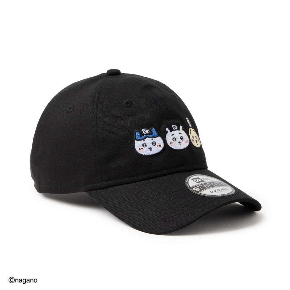 9TWENTY ちいかわ / ちいかわ・ハチワレ・うさぎ ブラック