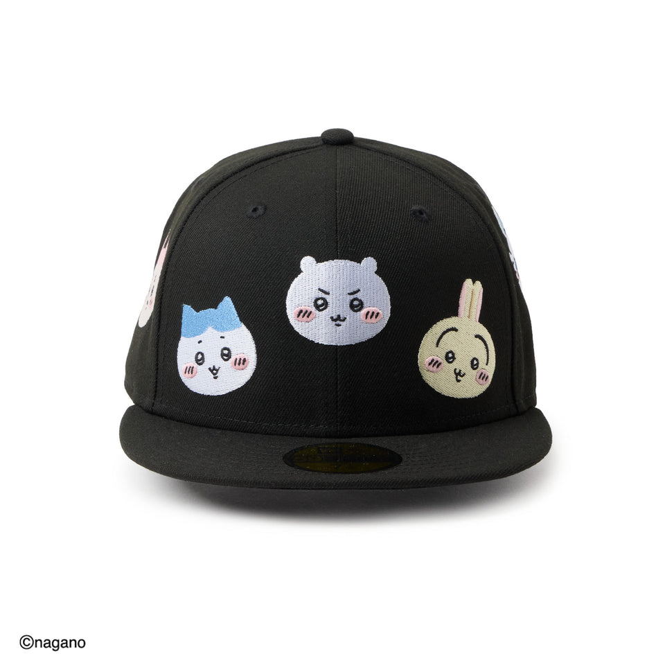 59FIFTY ちいかわ キャラALL OVER ブラック | NEW ERA ニューエラ公式オンラインストア