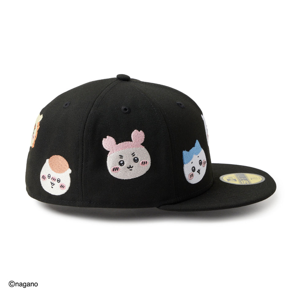 59FIFTY ちいかわ キャラALL OVER ブラック | NEW ERA ニューエラ公式オンラインストア