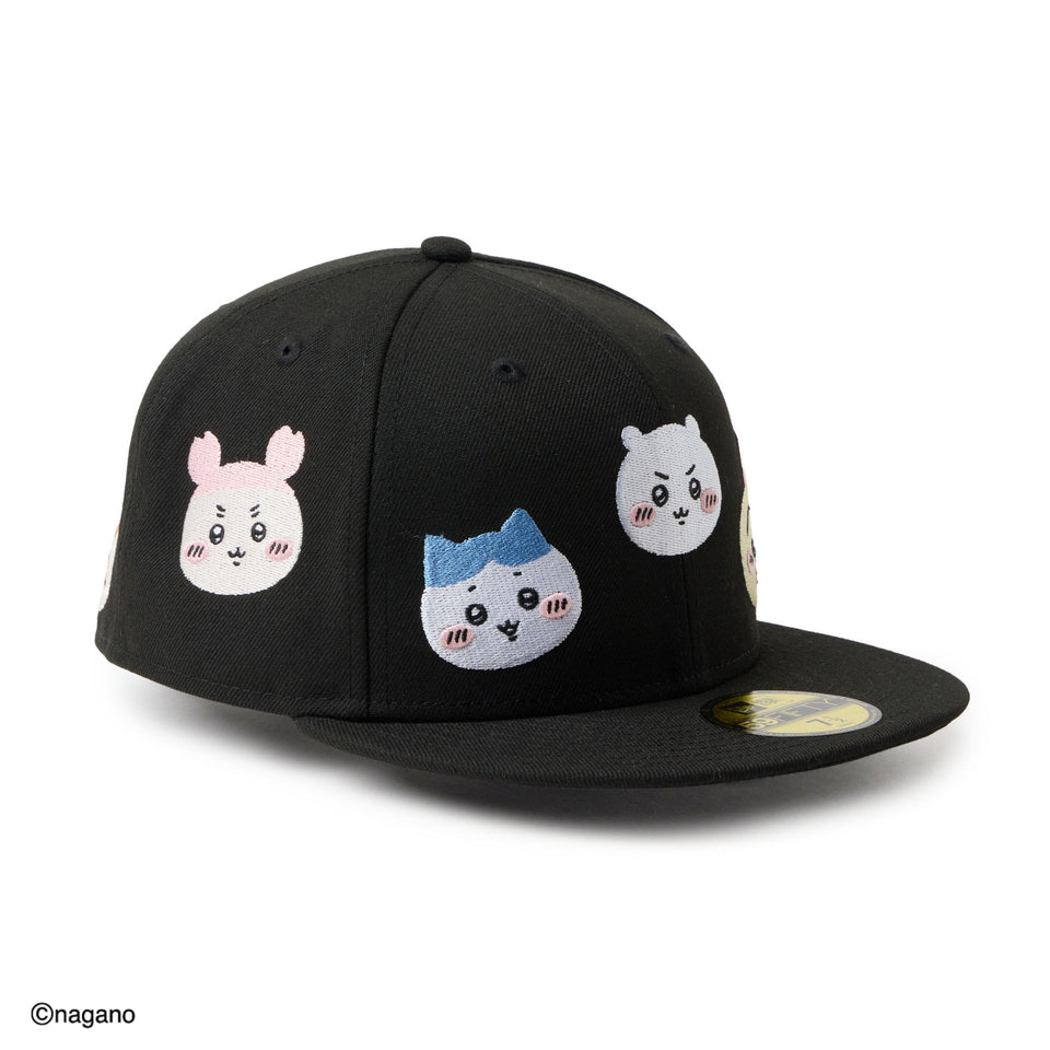 59FIFTY ちいかわ キャラALL OVER ブラック | NEW ERA ニューエラ公式オンラインストア