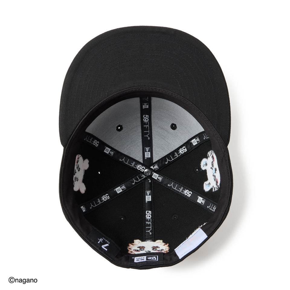 59FIFTY ちいかわ / キャラALL OVER ブラック