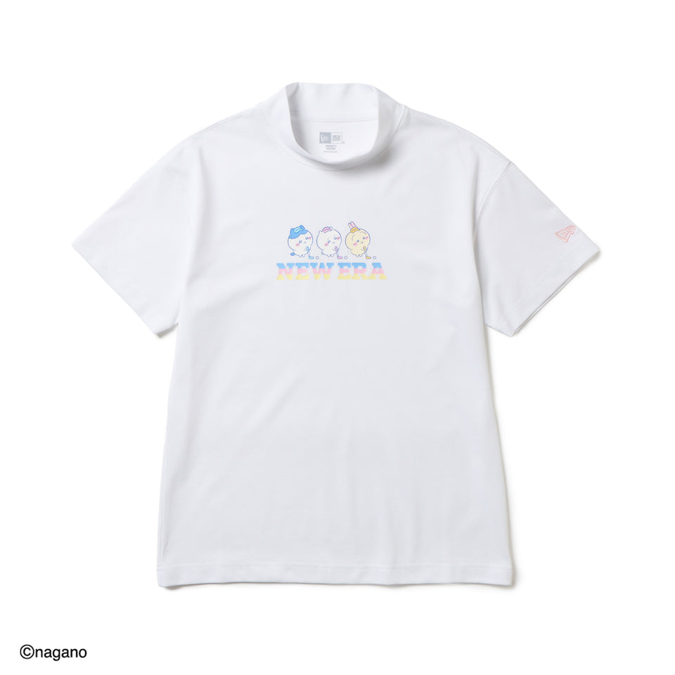 Women's 半袖 ミッドネック Tシャツ 鹿の子 ちいかわ ちいかわ・ハチワレ・うさぎ ホワイト | ゴルフ | NEW ERA ニューエラ公式オンラインストア