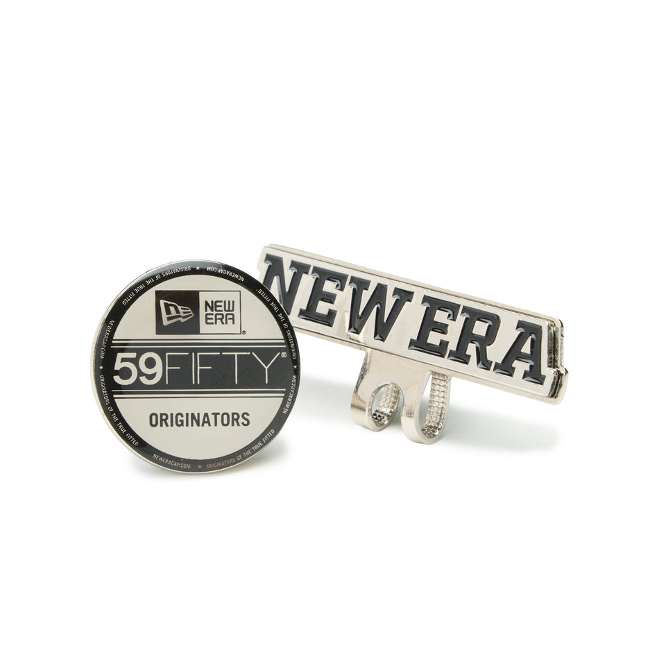 ベーシックマーカー ワードマークロゴ/バイザーステッカー シルバー/ブラック | ゴルフ | NEW ERA ニューエラ公式オンラインストア
