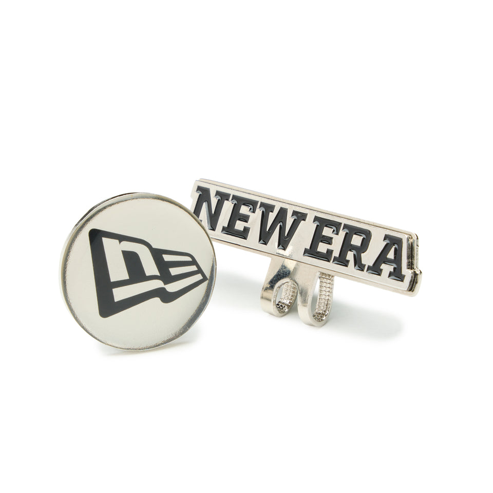 ベーシックマーカー ワードマークロゴ/フラッグロゴ シルバー/ブラック | ゴルフ | NEW ERA ニューエラ公式オンラインストア