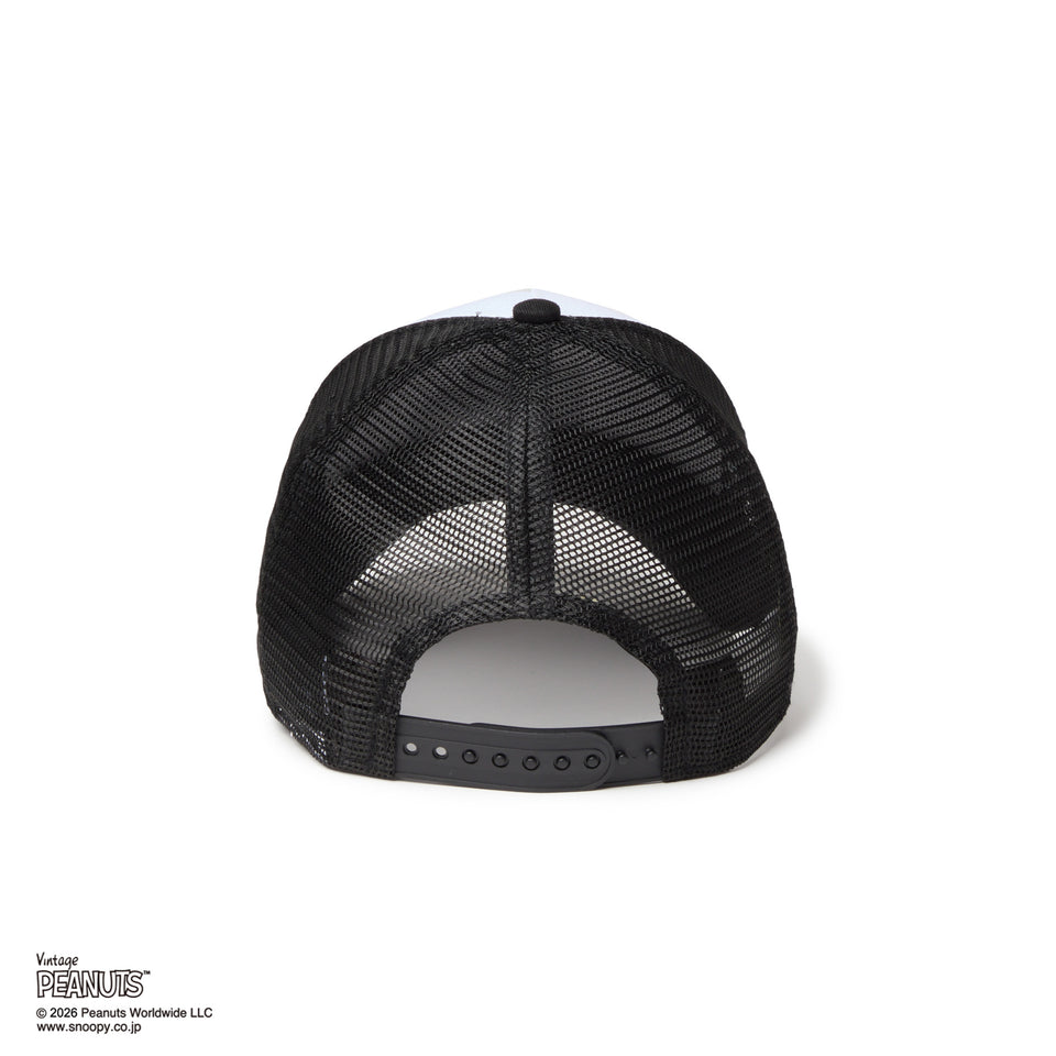 キッズ Youth 9FORTY A-Frame トラッカー PEANUTS ピーナッツ JOE COOL ジョー・クール ブラック/ホワイト | NEW ERA ニューエラ公式オンラインストア